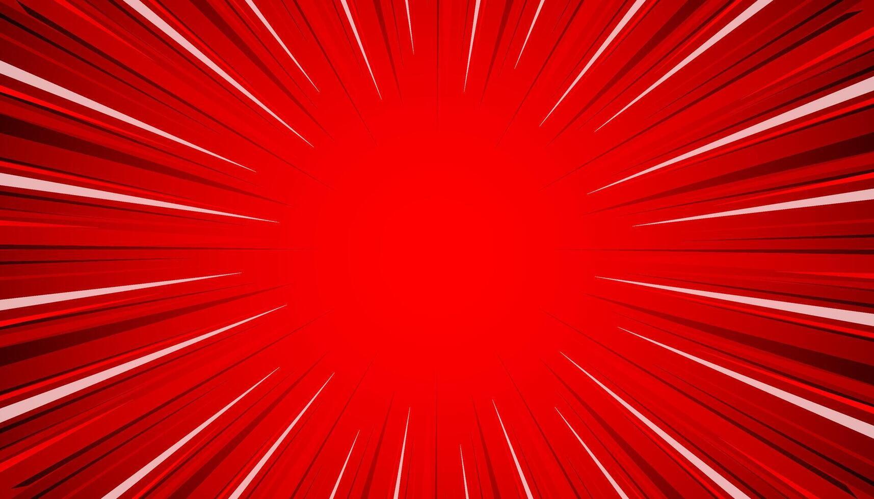 Abstract striped comic background. vector