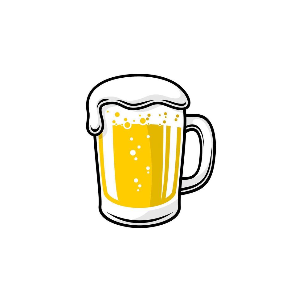 FOAM OF BEER vector
