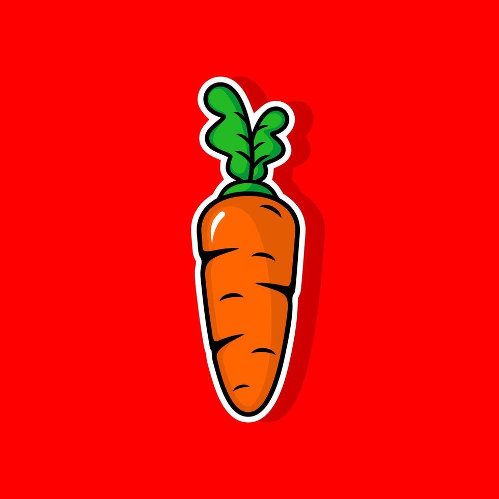CARROT VEGAN DESIGN vector