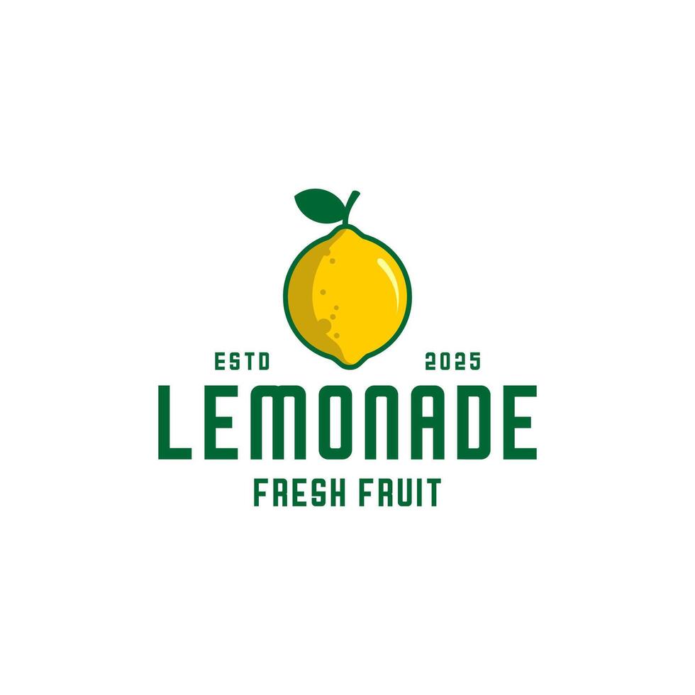Fresh lemon fruit vector