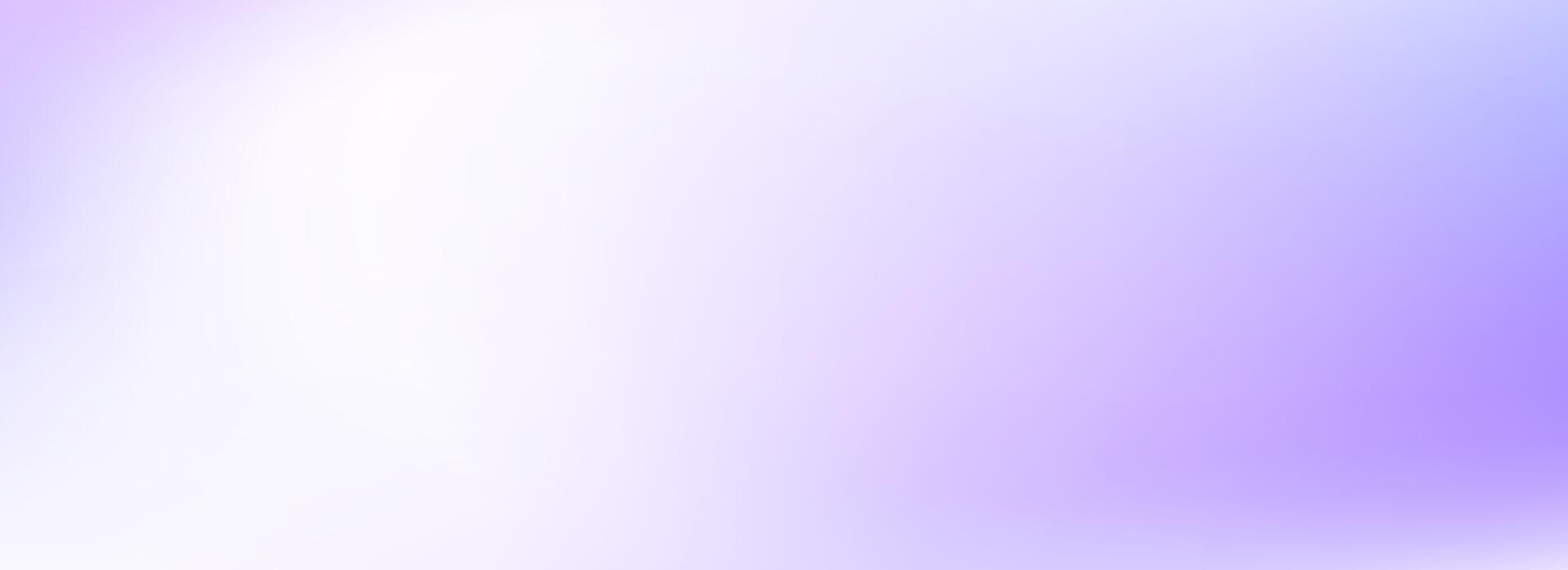 Soft smooth pastel purple gradient background. Light violet satin wallpaper. Abstract lilac color backdrop for banner, flyer, presentation, advertising. Subtle blurred lavender liquid cover vector