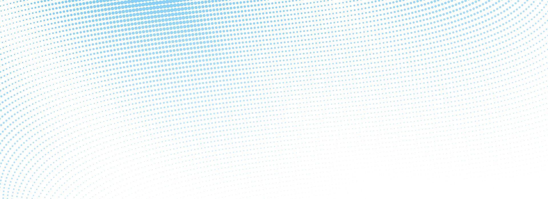 Abstract dotted wave line background. Light blue dynamic dash stripe texture. Warped and curved lines wallpaper for tech design template, presentation, brochure, leaflet, booklet. Airy backdrop vector