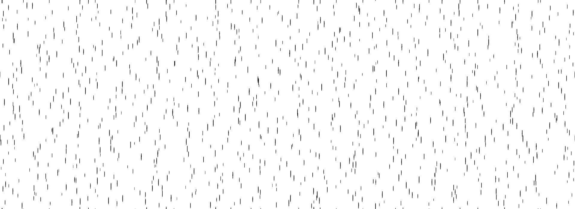 Black small scratches seamless texture. Repeated scattered little lines background. Repeating tiny cuts pattern. Grunge random mottled grain overlay. Splashed specks and sprinkles wallpaper. vector