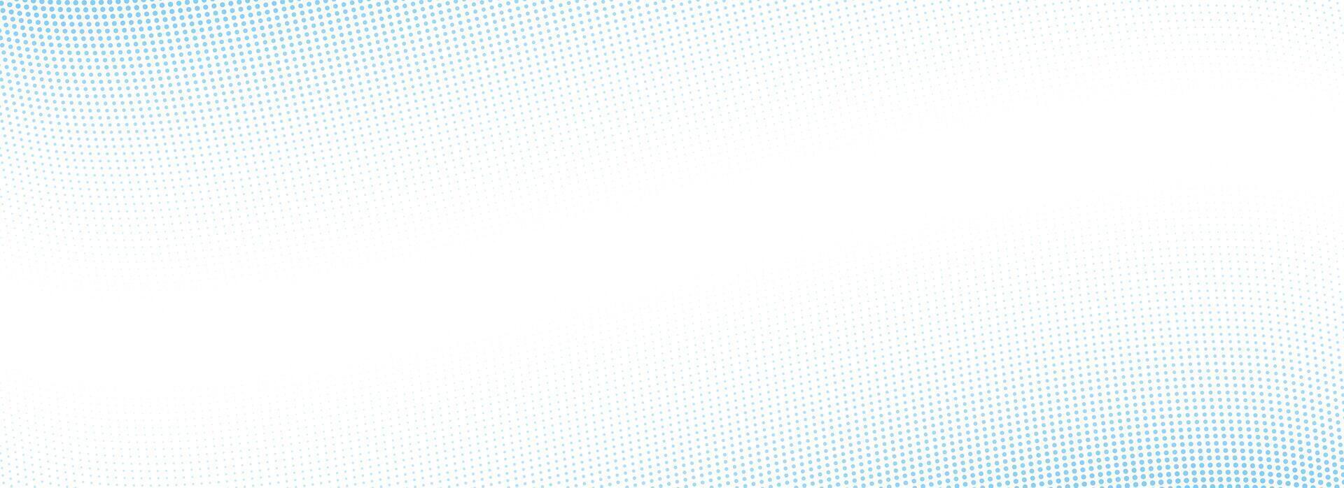 Abstract dotted wave line background. Light blue dynamic dash stripe texture. Warped and curved lines wallpaper for tech design template, presentation, brochure, leaflet, booklet. vector