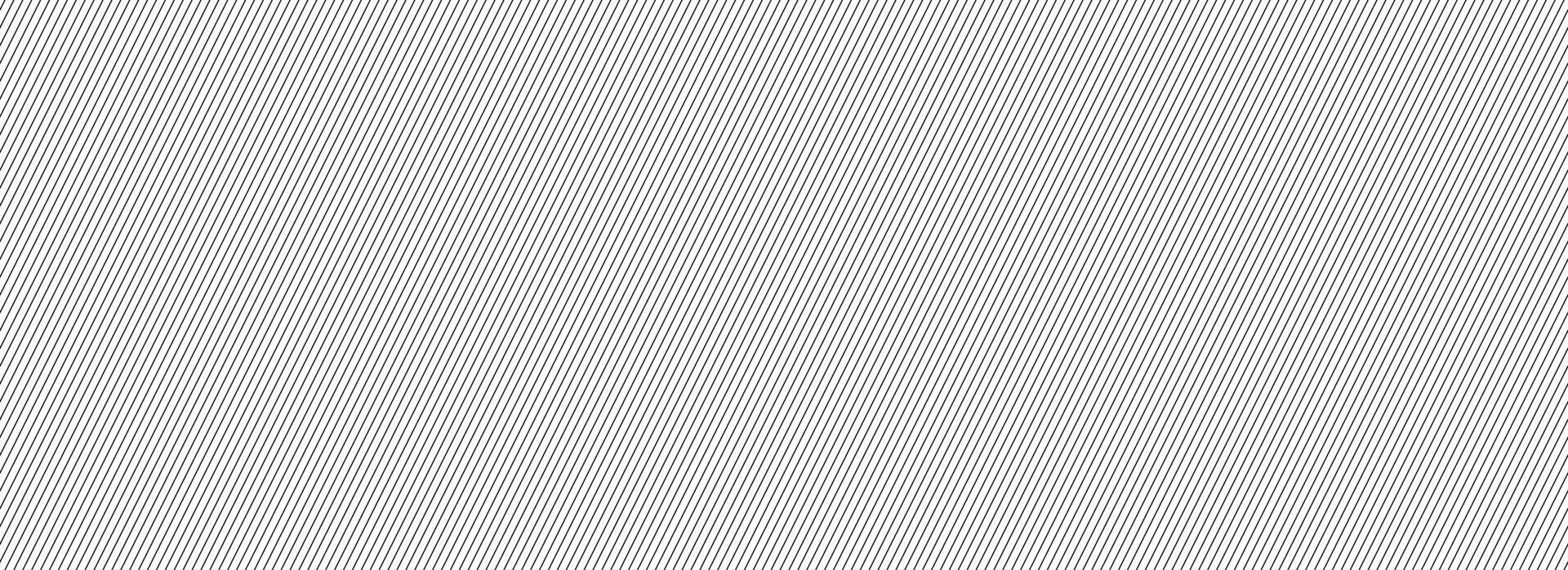 Thin diagonal line seamless pattern. Repeated fine slash lines background. Slanted pinstripe wallpaper. Black and white tilted strip backdrop. Repeating oblique linear texture overlay vector