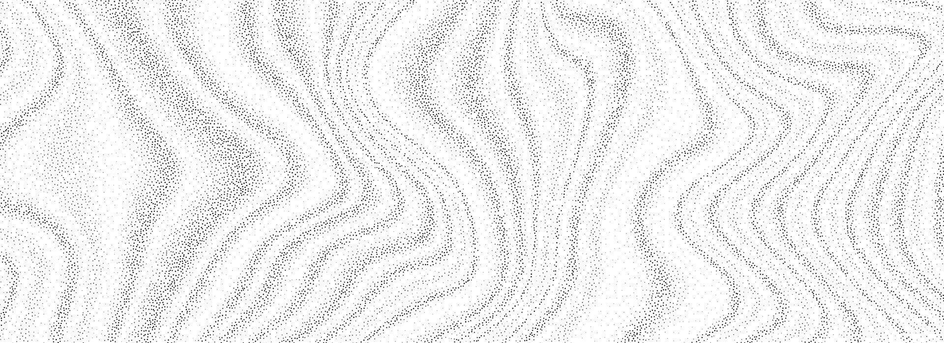 Stipple liquid sand texture. Abstract dotted smoke background. Fluid flowing wave overlay. Grunge grainy noise backdrop gradient for banner, poster, brochure. Speckles, particles, granules. vector