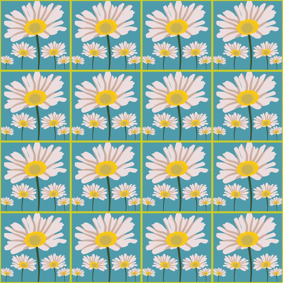 daisy daisy fabric by jessicas on spoonflower - custom fabric vector