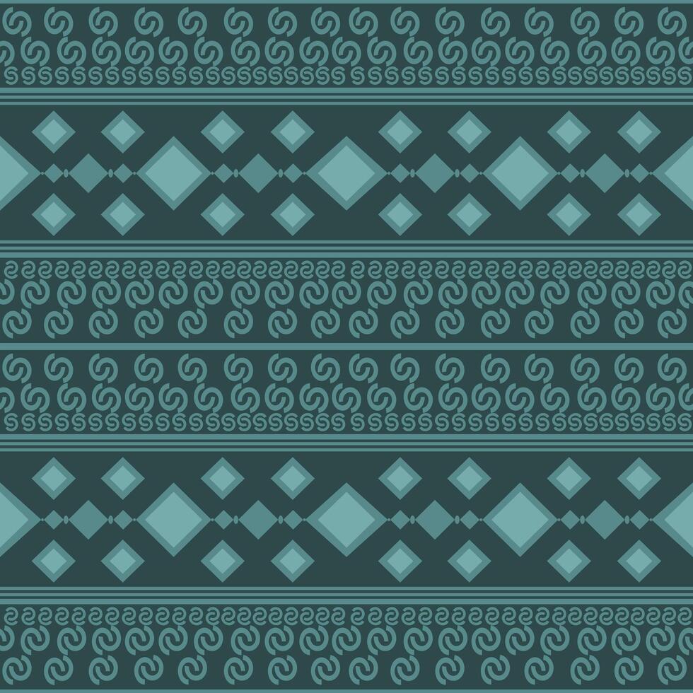 a blue and green pattern with geometric shapes vector