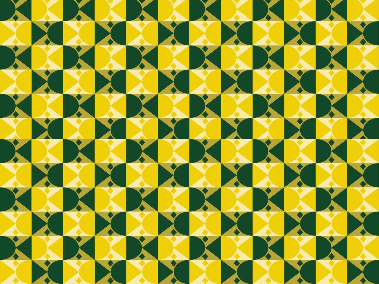 a green and yellow checkered pattern vector