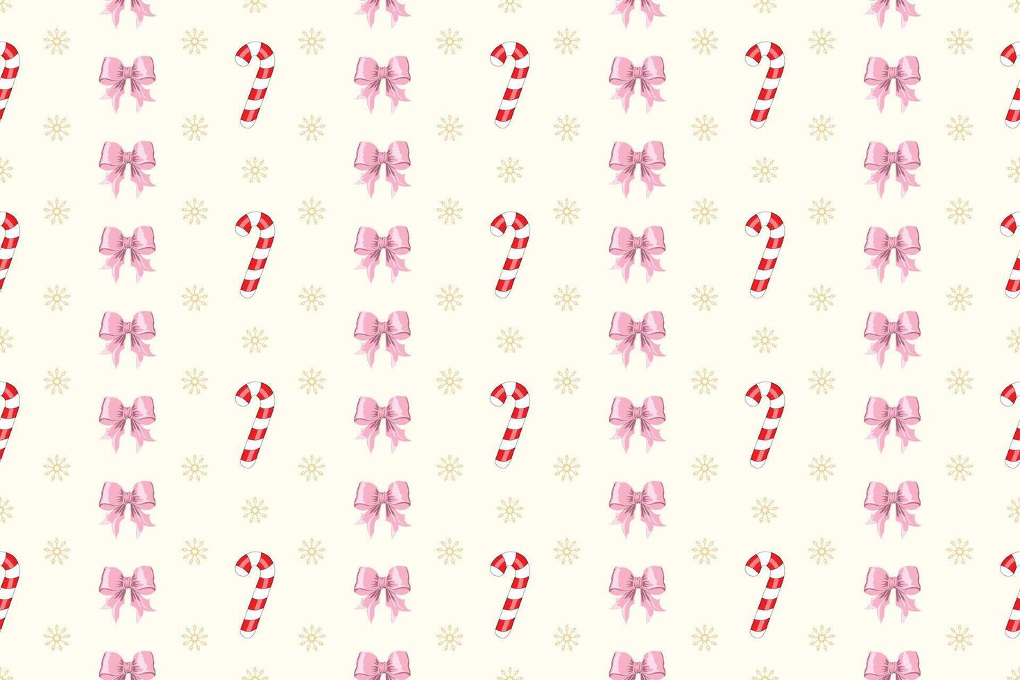 Seamless Hand-Drawn Christmas Pattern. vector