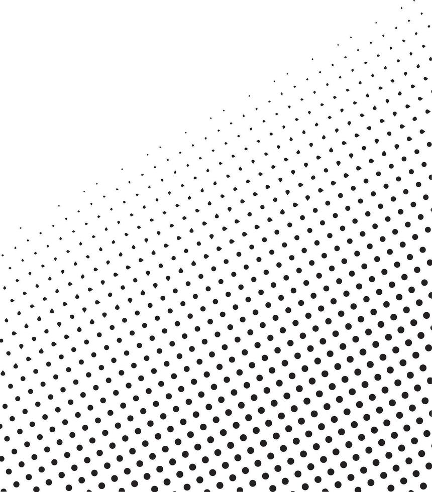 Abstract black dot pattern diagonal design background vector