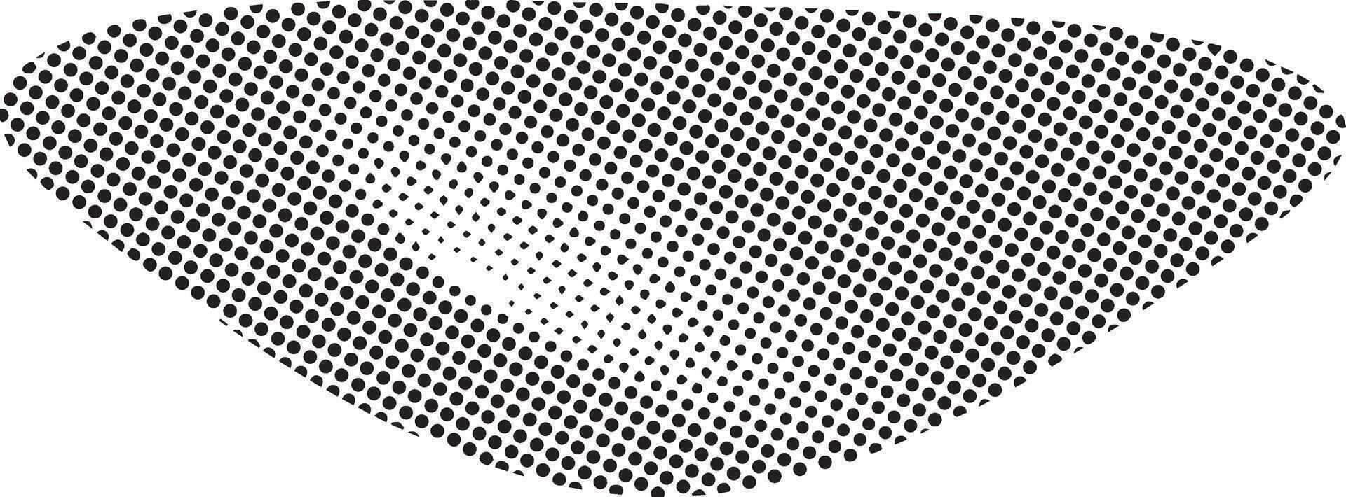 Abstract black and white Vibrating Grids dotted pattern design vector