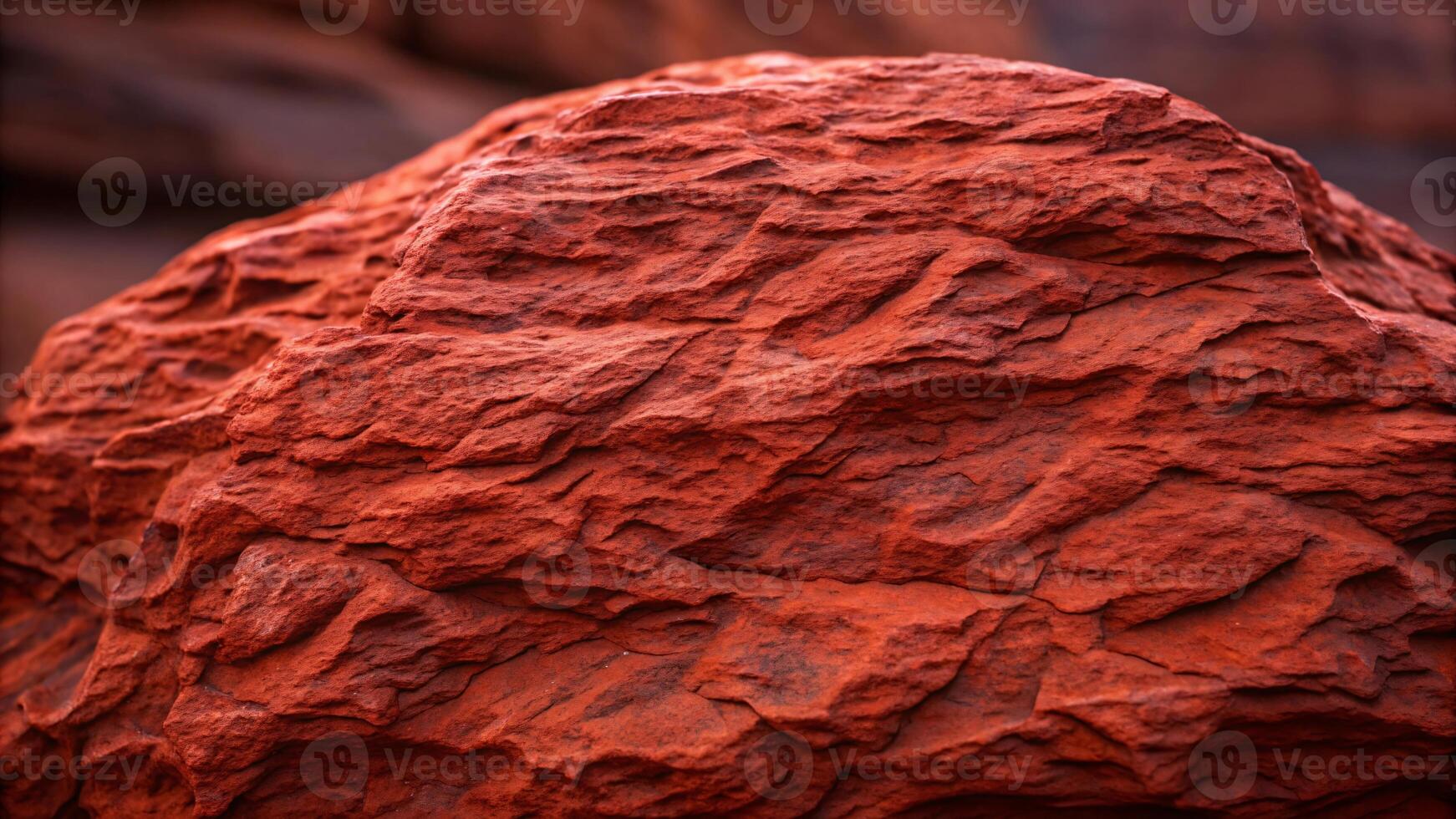 Red rock texture background. photo