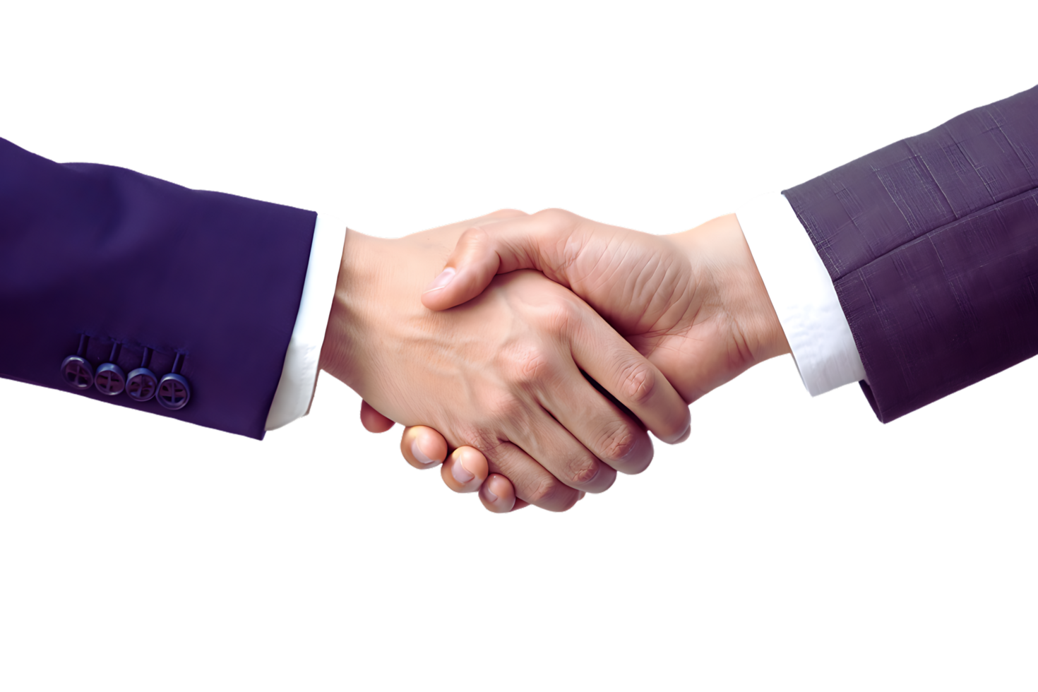Strong Business Handshake, Two Men in Suits Making a Deal, Agreement, Partnership, Trust, and Success, Corporate Image png