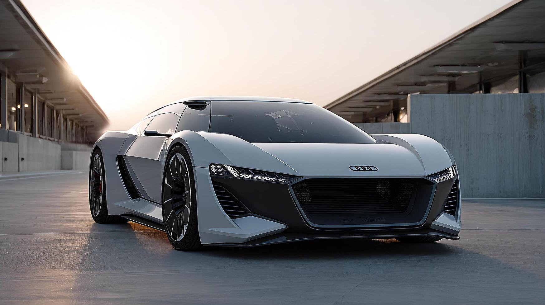 Captivating car photo in creative natural light