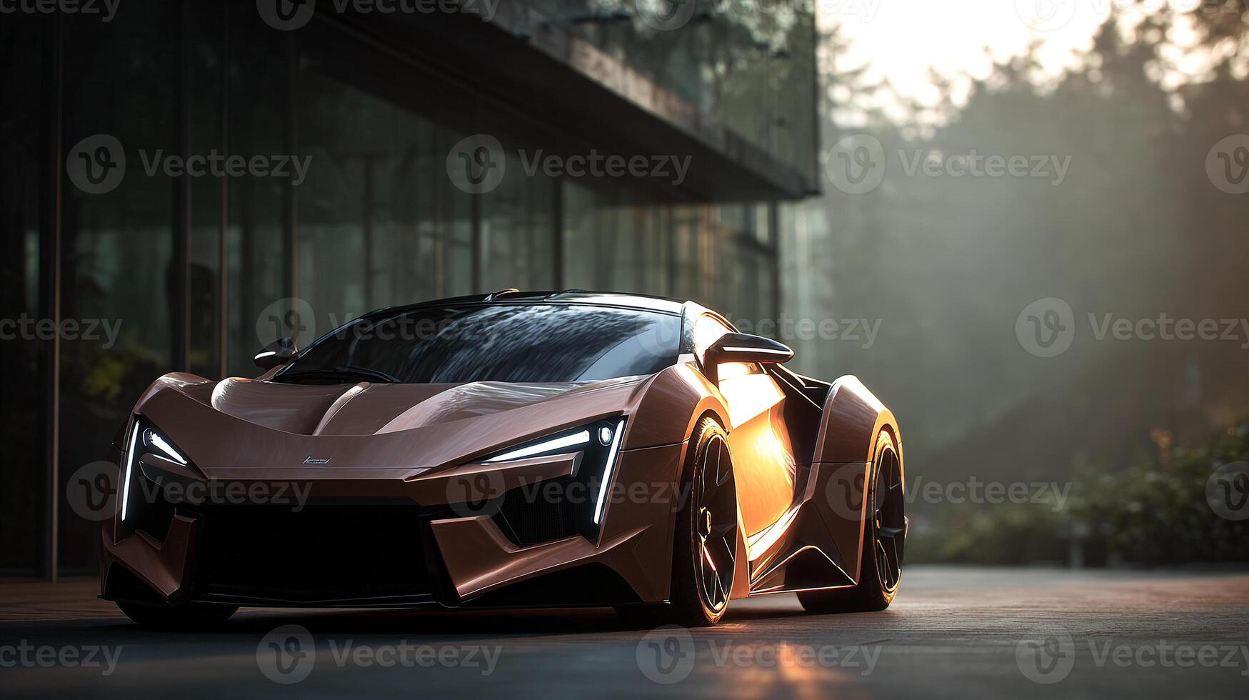 Clean car design captured in photo