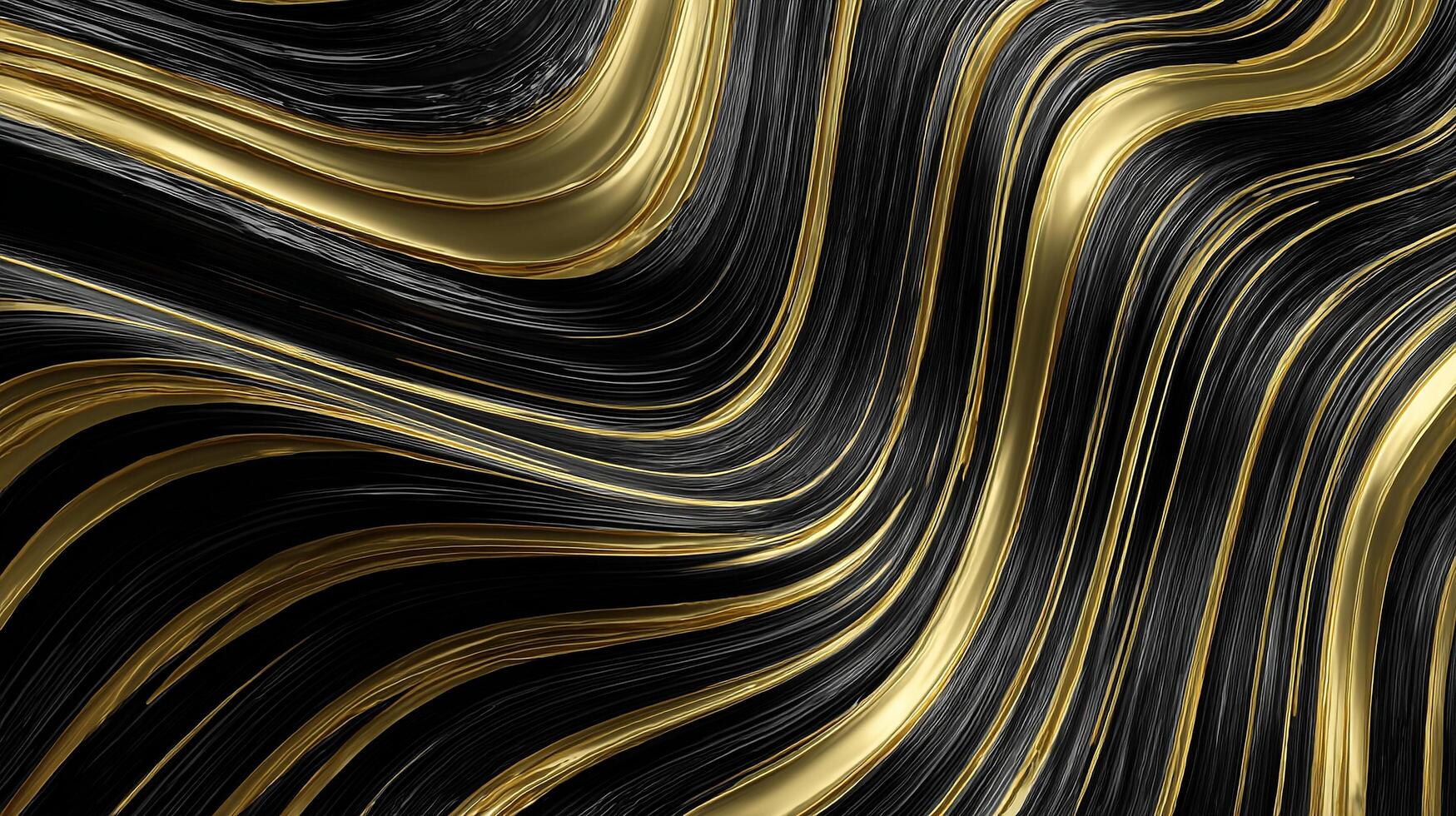 Refined wave lines in abstract luxury background photo