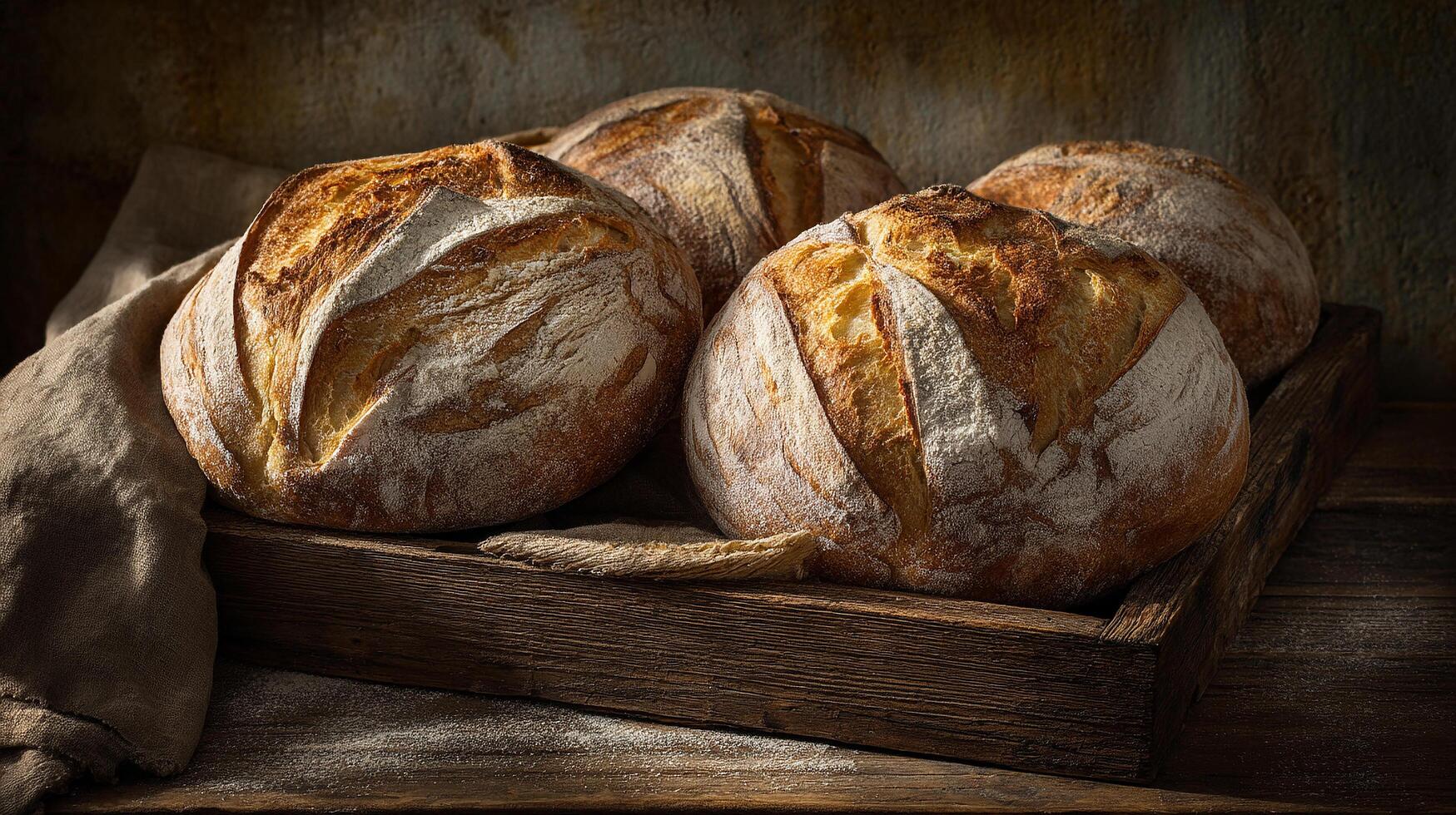 Crust and crumb bread photo of bread captured in sharp clarity