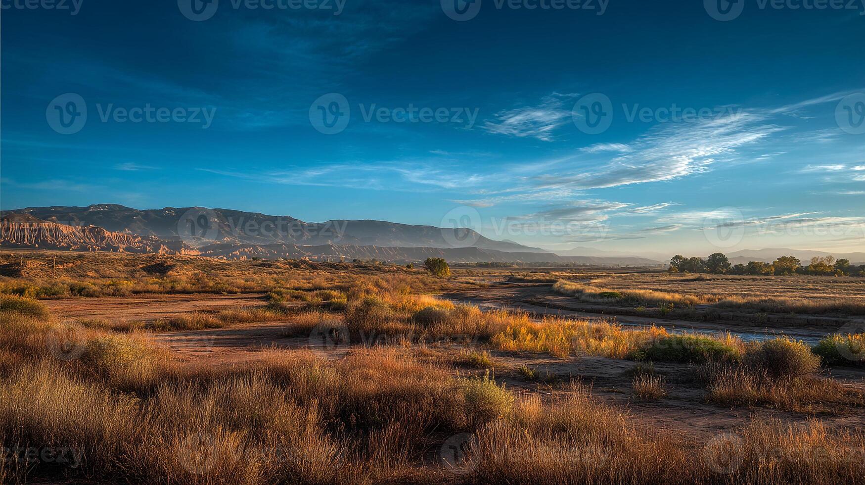 Outdoor landscape view in full-color commercial photo detail