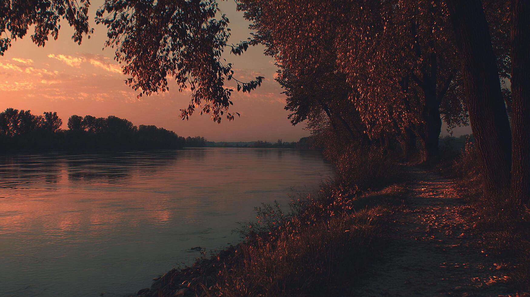 Subtle texture and calm beauty in nature landscape photo
