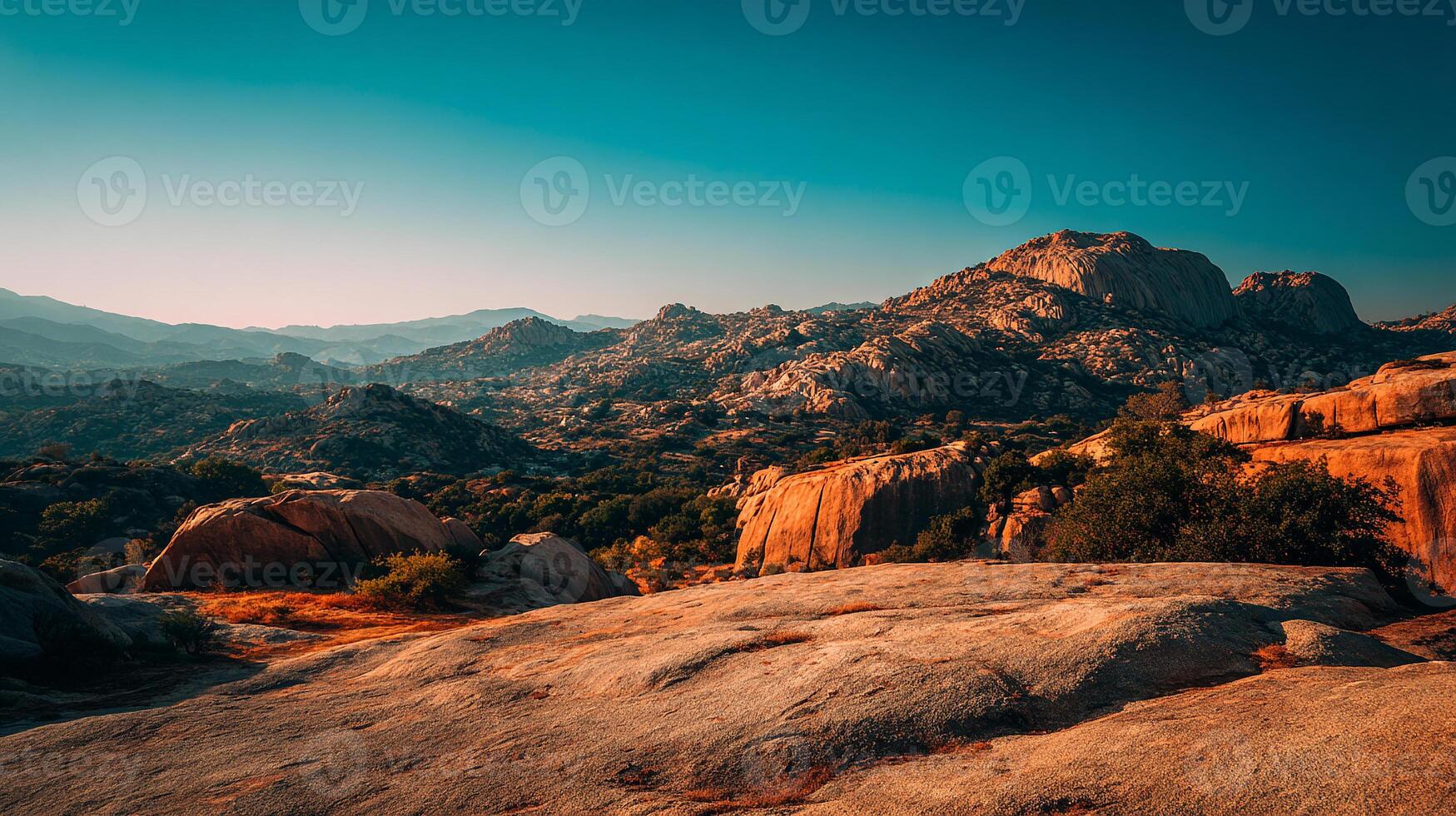 Crisp photo of nature landscape with calm light texture
