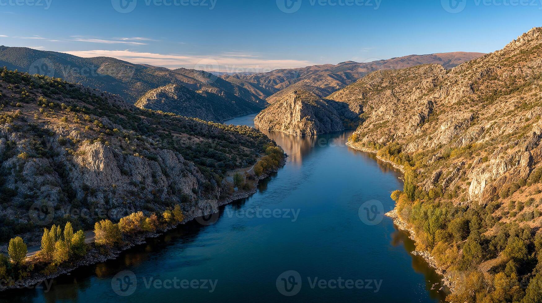 Clear image of calm scenic landscape beauty in nature photo