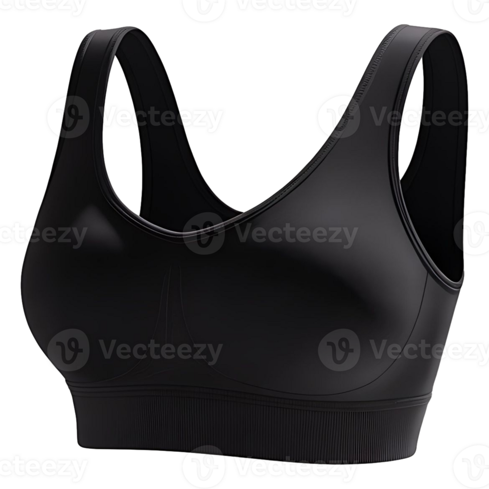 Stylish Padded Sports Bra for Gym Yoga Isolated Clothing Image png