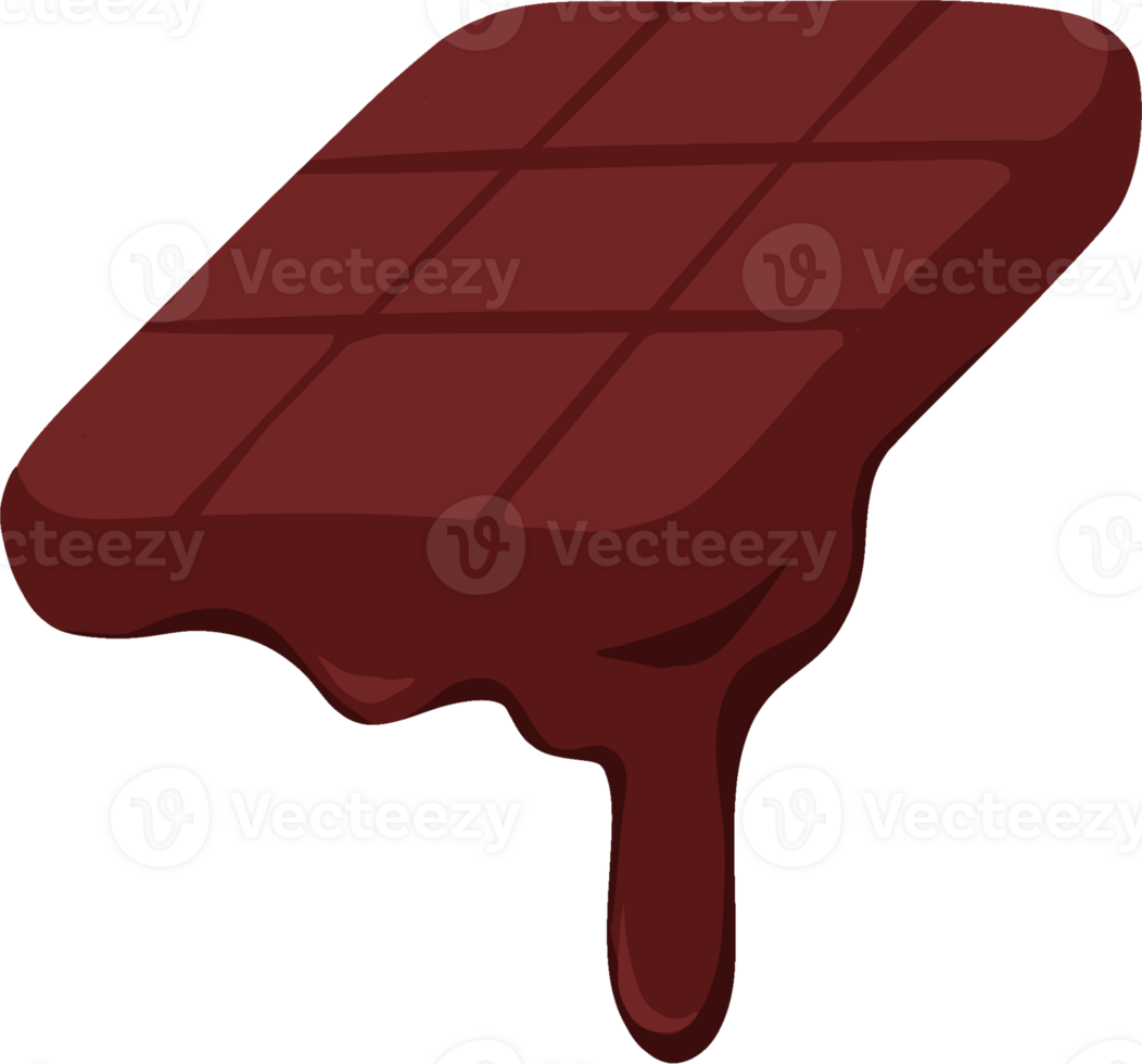 melting chocolate design png