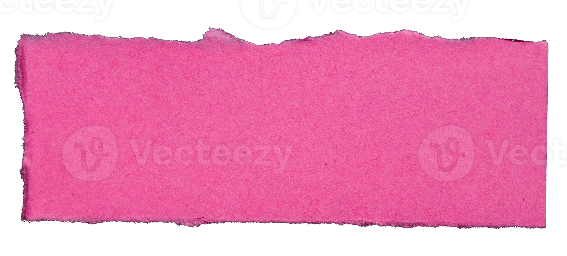 Pink paper torn edges with transparent background paper tear png