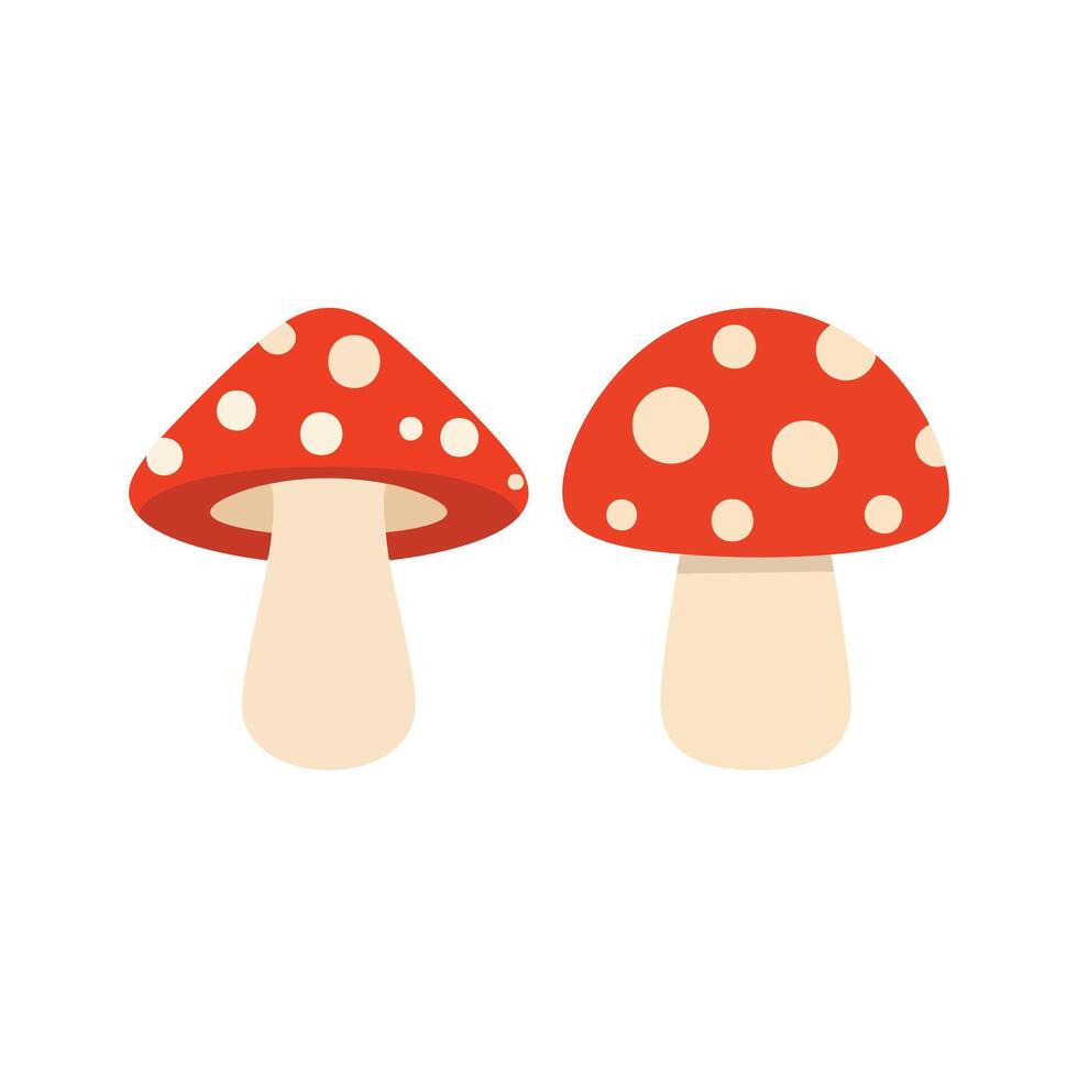 mushroom illustration design vector