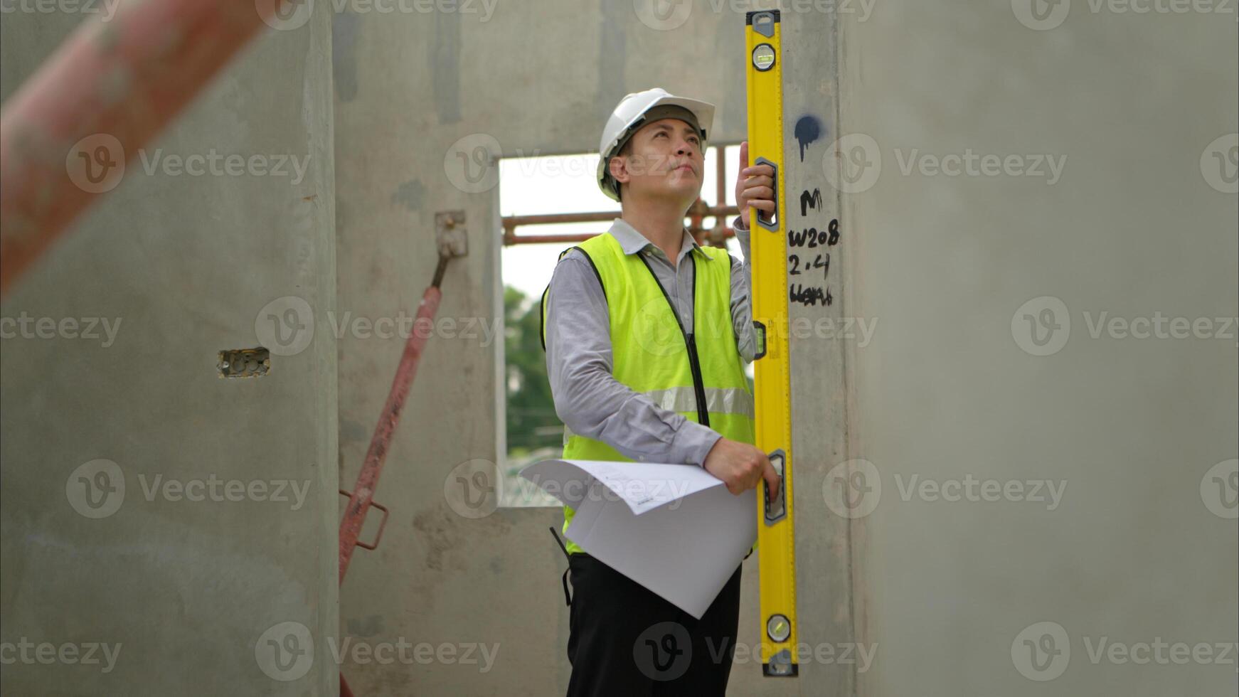 Engineers construction projects inspect and supervise the construction of building walls,76 photo