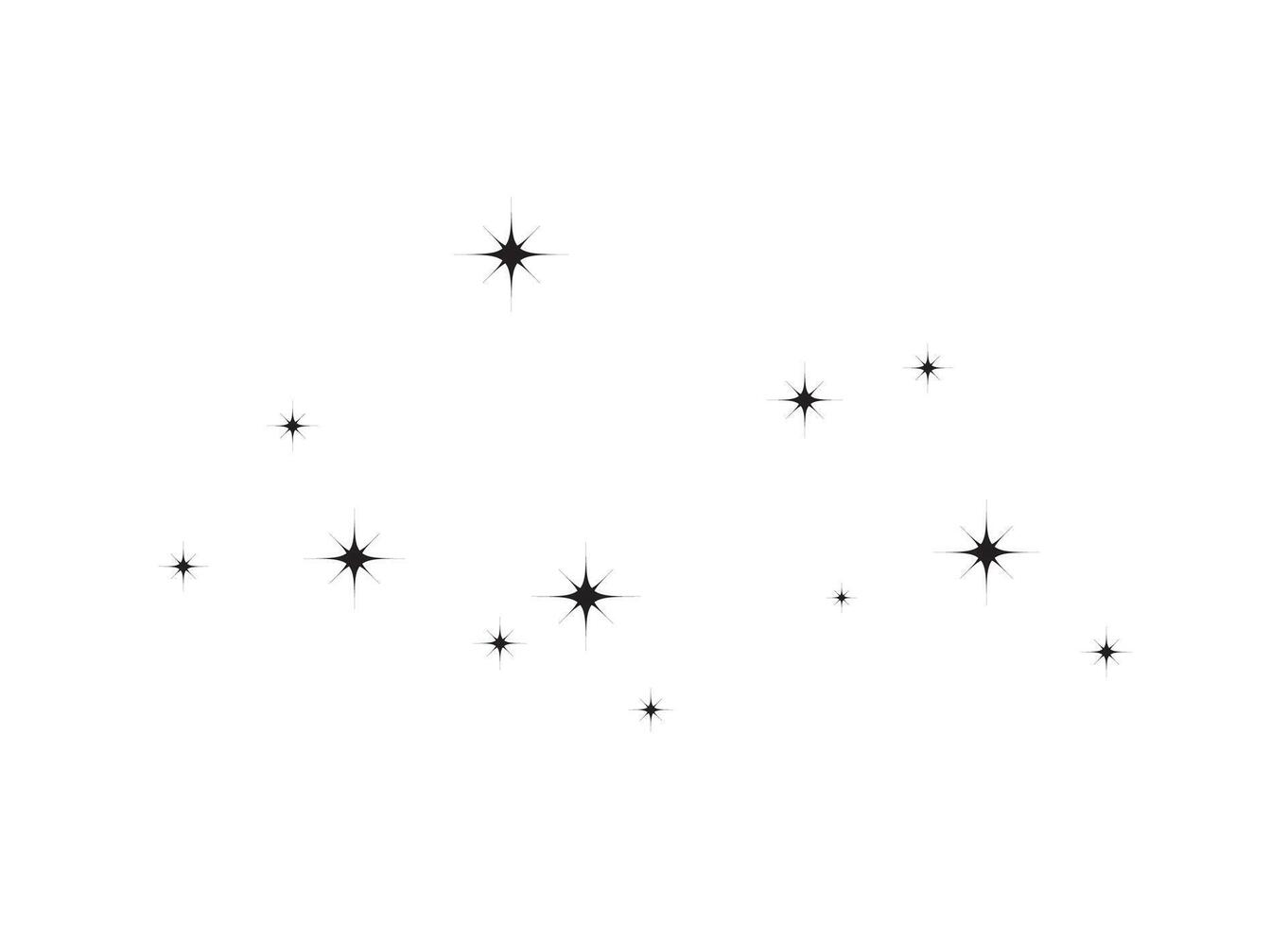 Random stream of falling star fireworks vector