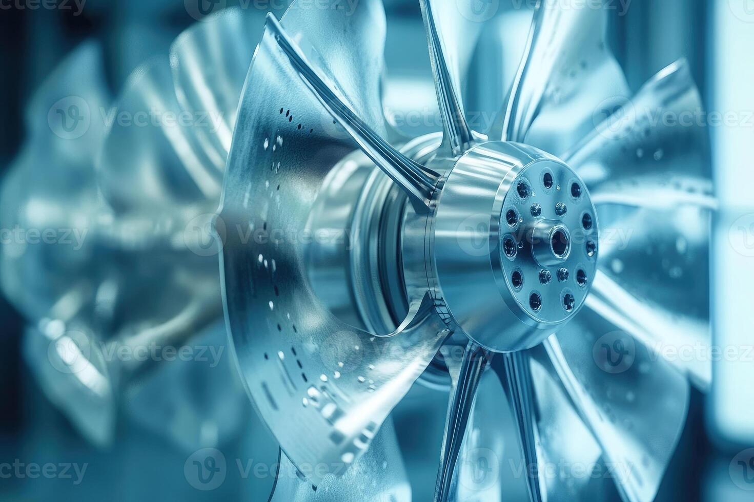 Turbocharger blades manufacturing process using advanced metalworking techniques photo