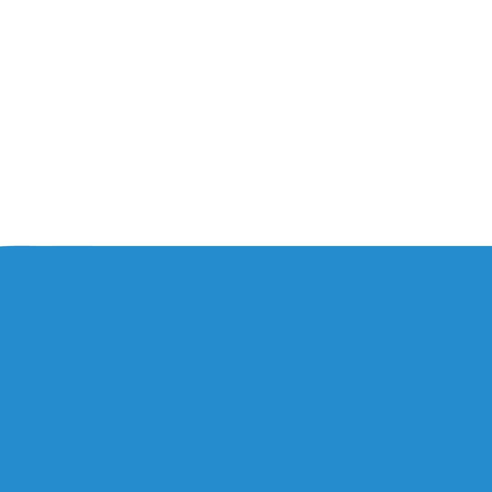 The flag of the Canton of Lucerne in Switzerland vector