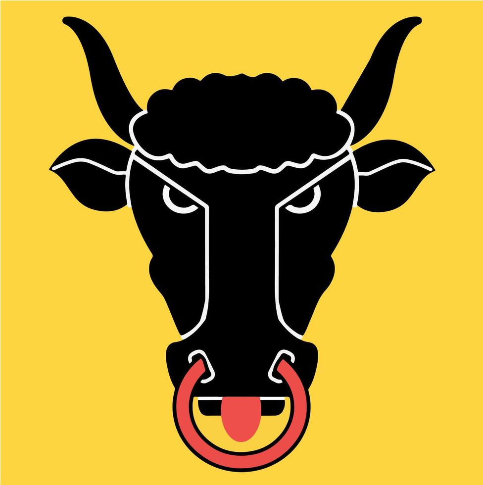 The flag of the Canton of Uri in Switzerland vector