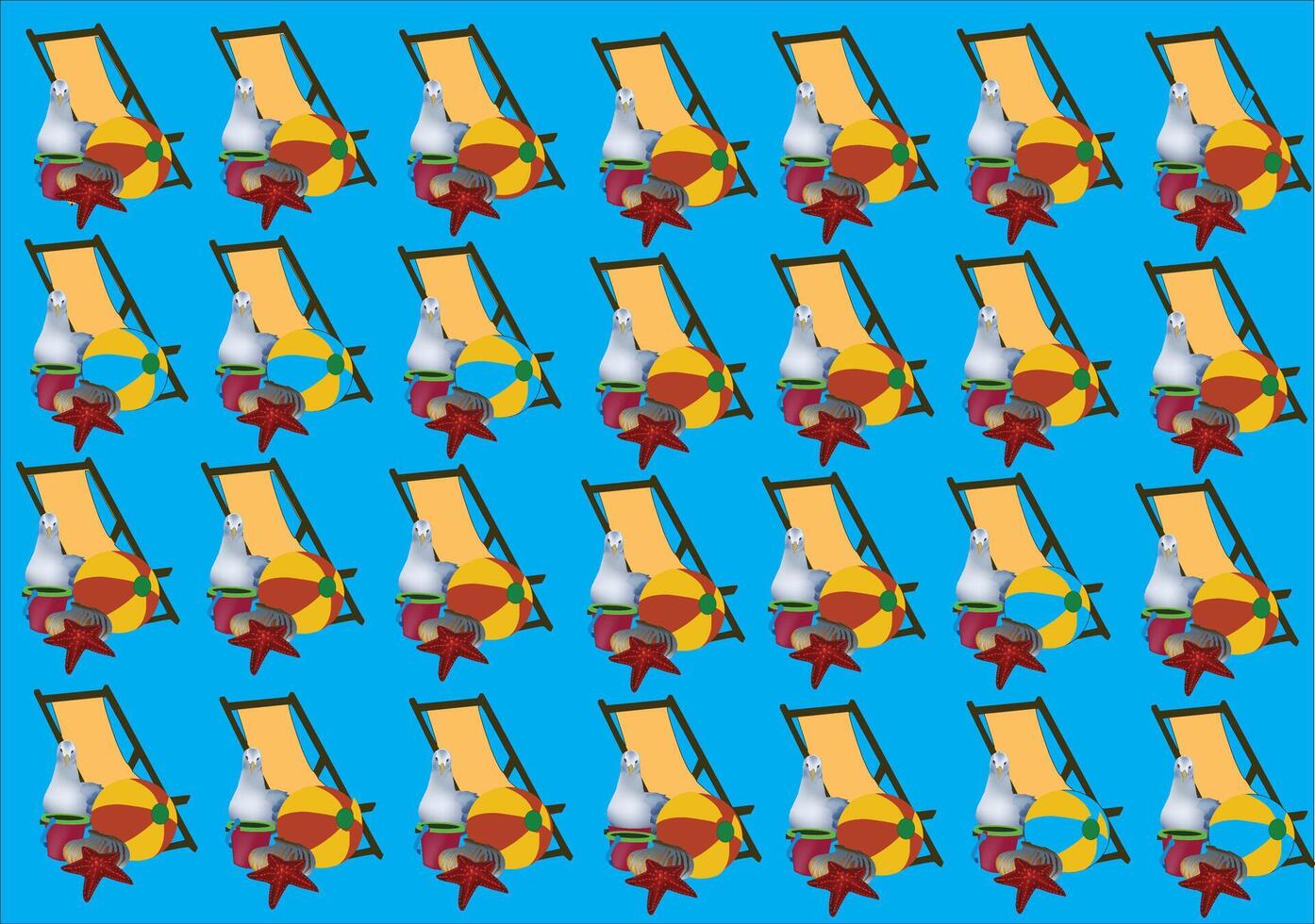 A pattern with many different colored balloons vector