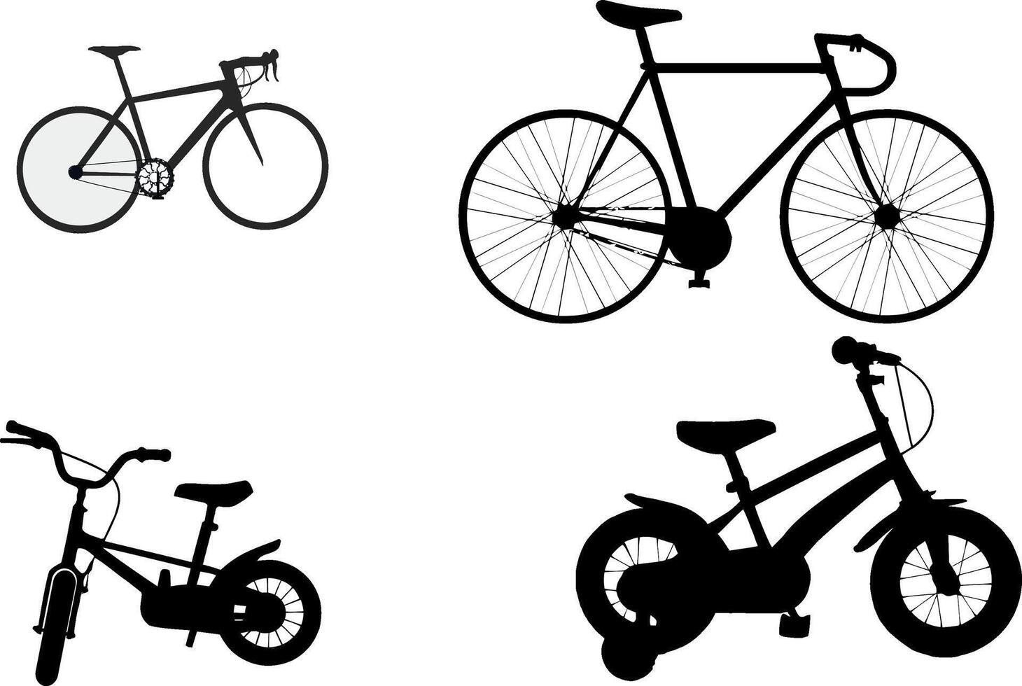 Bicycle clipart images vector