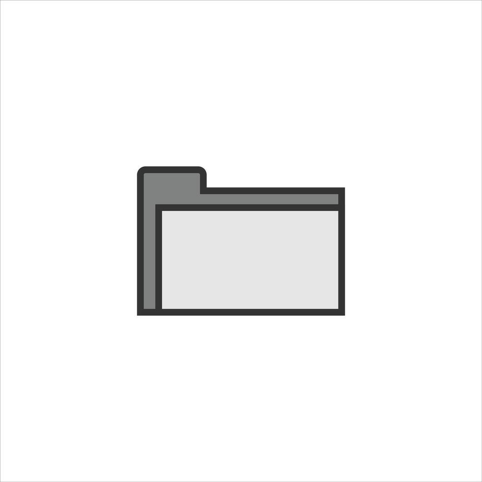 computadora archivo carpeta icono es Perfecto para tu computadora temática diseño vector