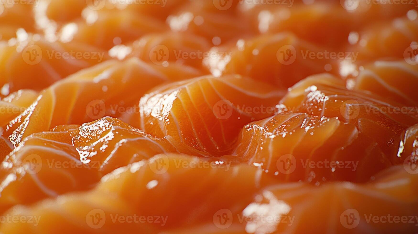 Close-up of fresh, sliced salmon photo