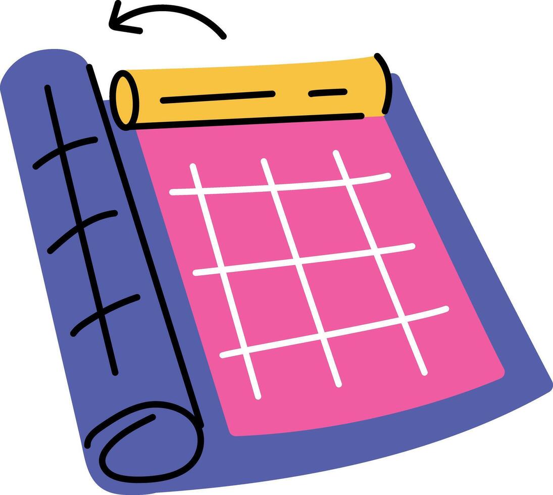 A flat style illustration depicting a prototype vector