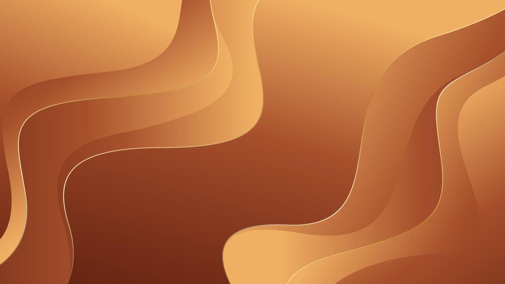 Elegant bronze abstract luxury background. Wallpaper design vector