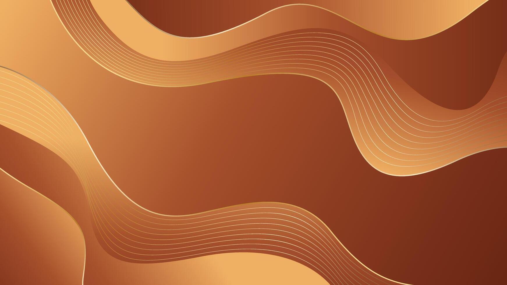 minimalist abstract luxury background in bronze and golden tones vector