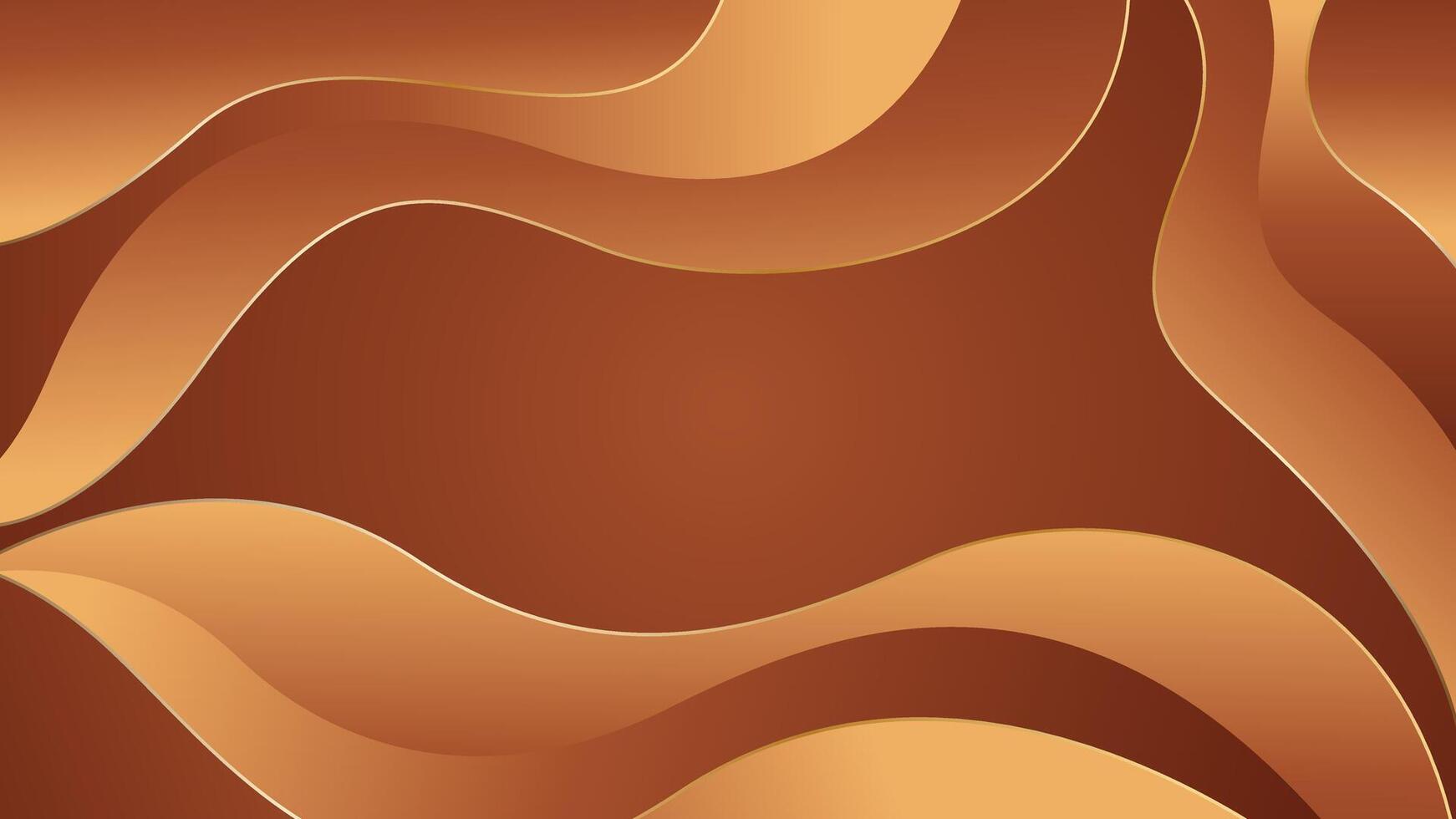 Abstract bronze luxury background. Burnt orange color vector