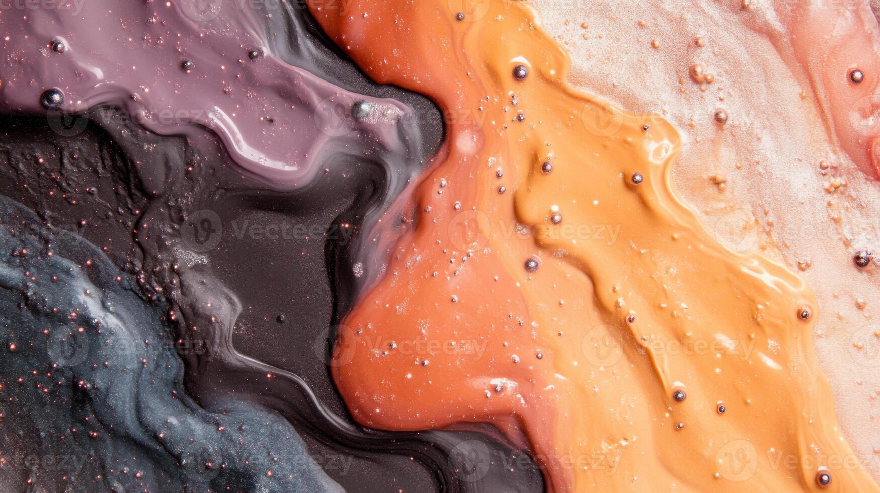 Abstract Paint Swirls photo