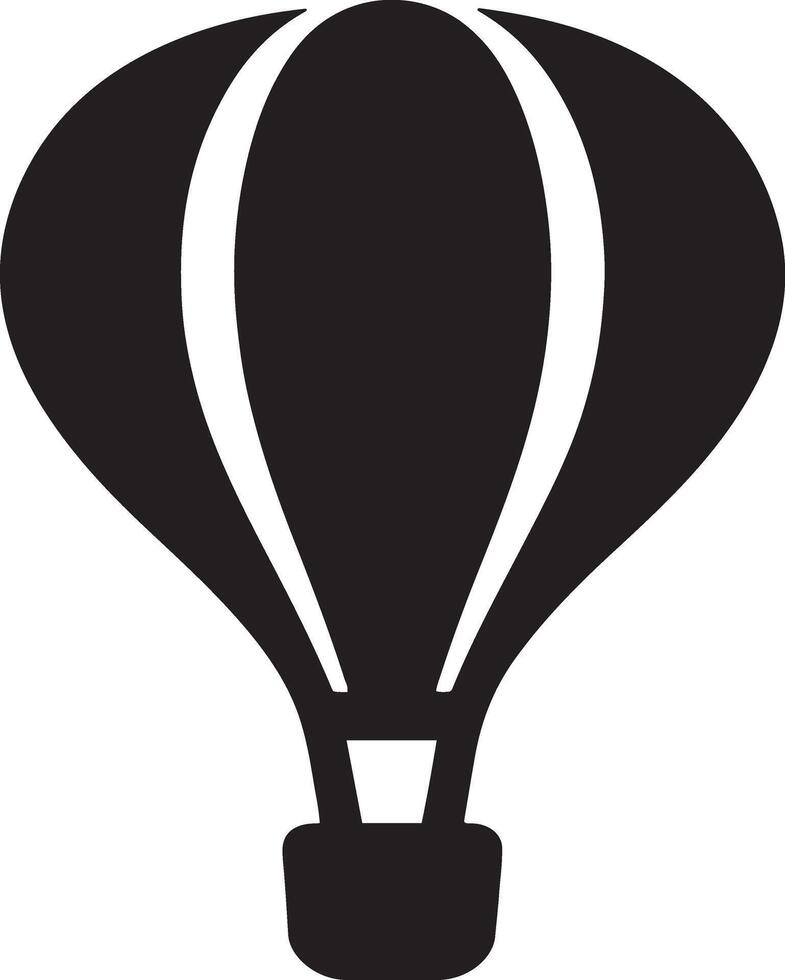 Colorful hot air balloon illustration design vector