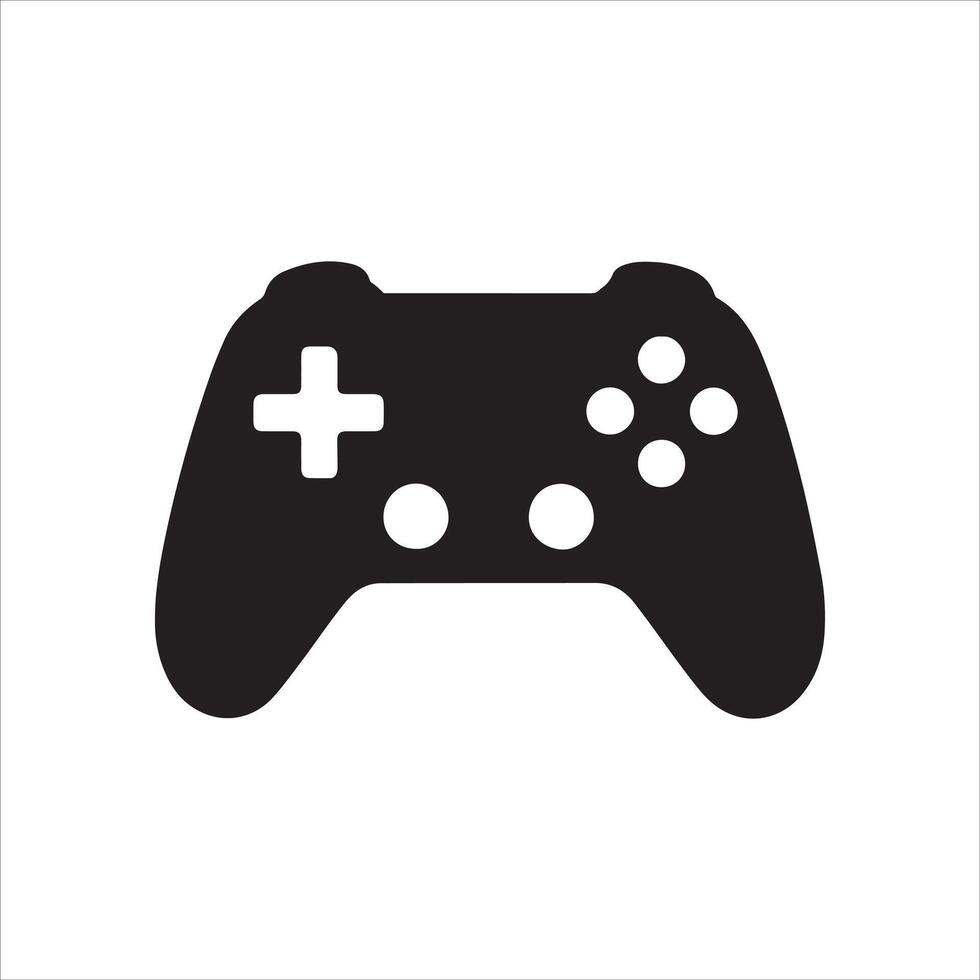 Detailed game controller design in format vector
