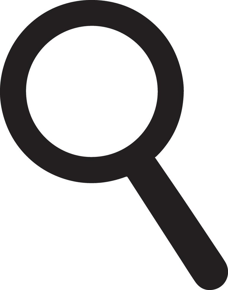 High resolution magnifying glass graphic design vector