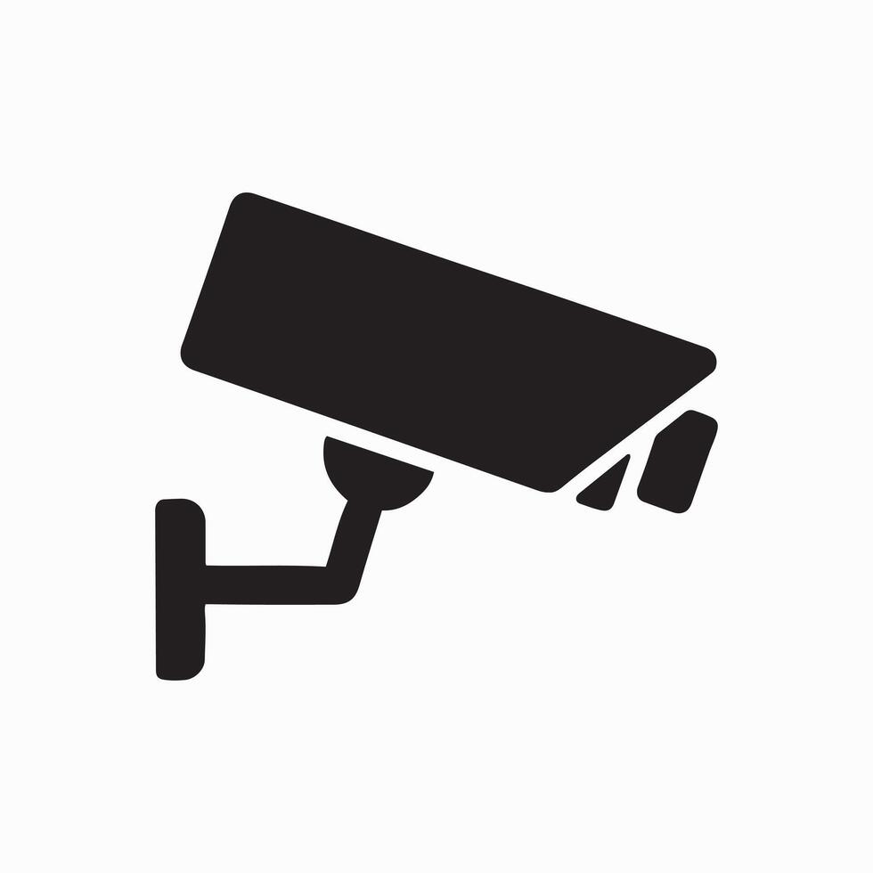 High resolution security camera graphic design vector