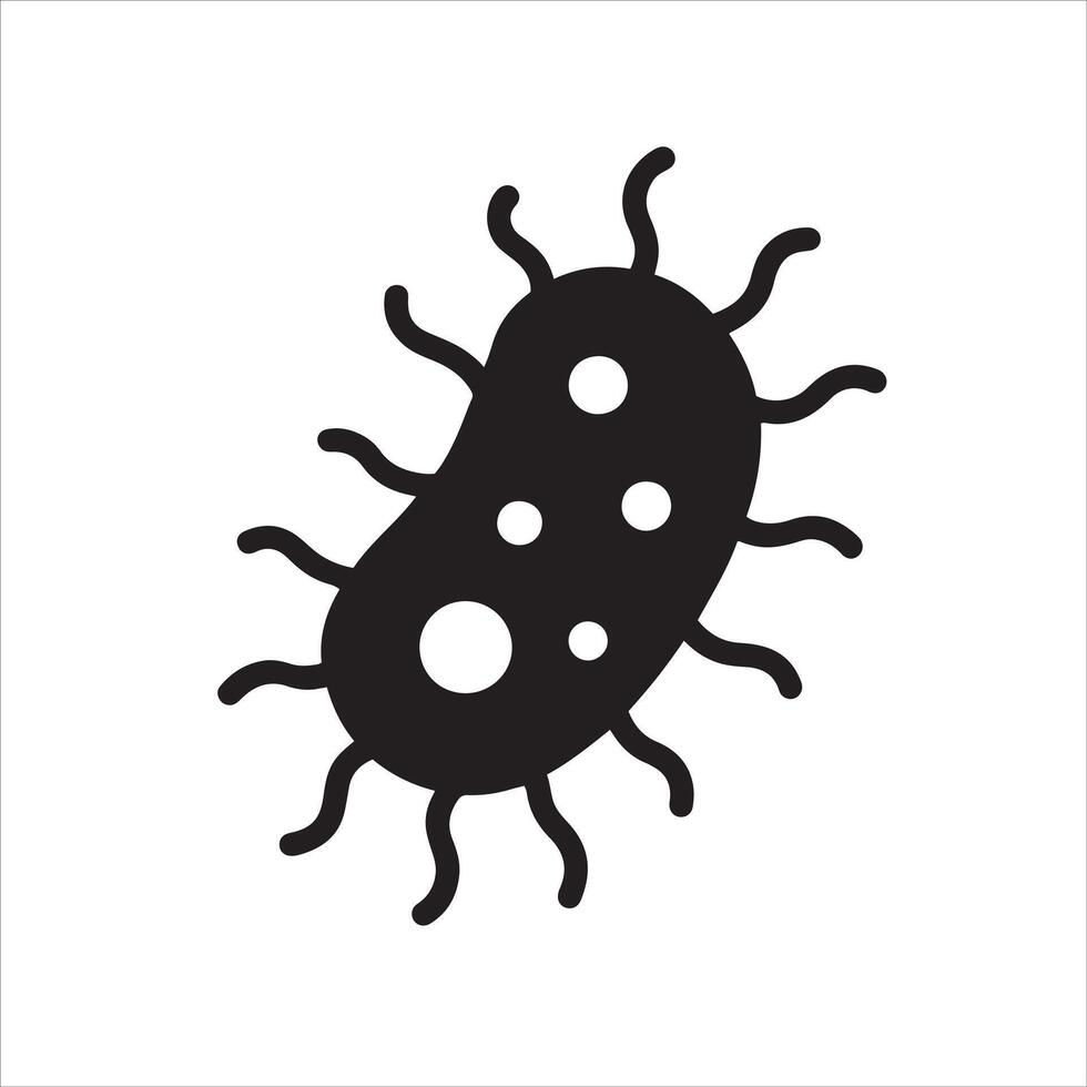 Microscopic pathogen illustration for medical research vector
