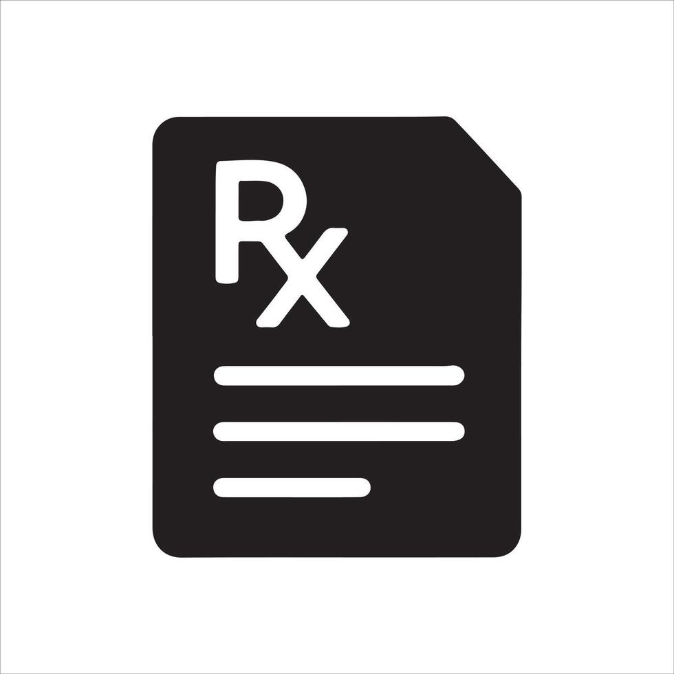Prescription drug label design template vector